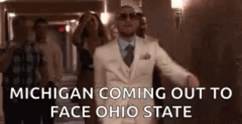 Conor Mcgregor Walk Michigan To Face Ohio GIF