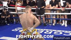 Conor Mcgregor Workout Back View GIF