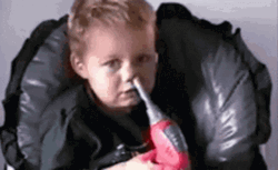 Construction Baby Drill In Nose GIF
