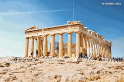 Construction Of Parthenon In Greece Timelapse GIF