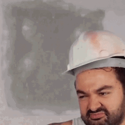 Construction Worker Lazy GIF