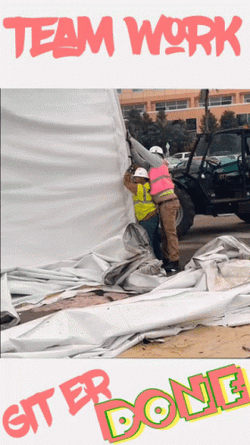 Construction Workers Team Work In Job GIF