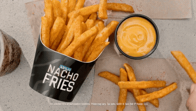 Container Of Nacho Fries GIF