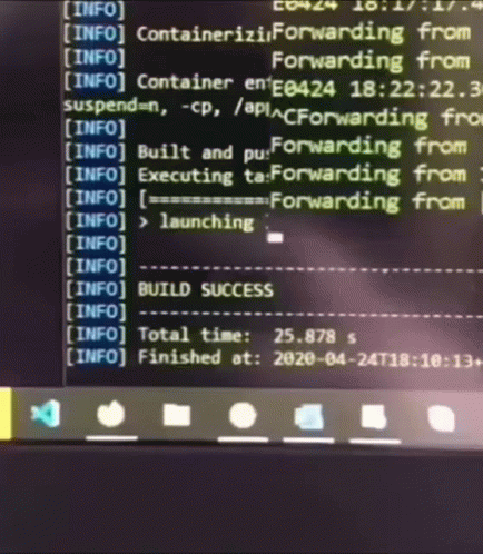 Container Transfer On Computer Screen GIF