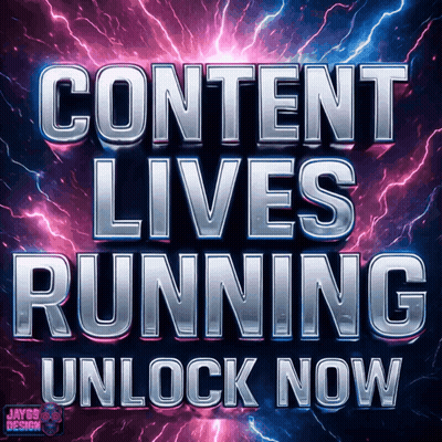Content Lives Running Unlock Now Sign GIF