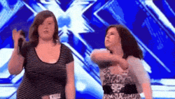 Contestants Fight In X Factor Show GIF