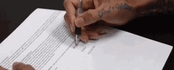 Contract Signing Nipsey Hussle Rapper GIF