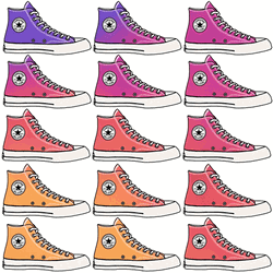 Converse Sneaker Graphic Artwork GIF