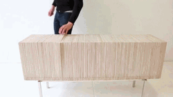 Convertible Storage Bench GIF
