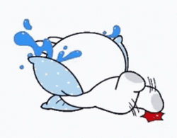 Cony Cry Sob Tantrums In Pillow GIF