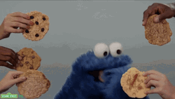 Cookie Monster Chocolate Cookies