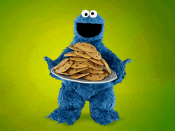 Cookie Monster Cookie Tray