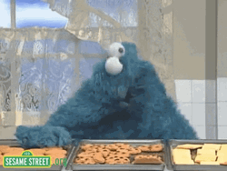 Cookie Monster Eating