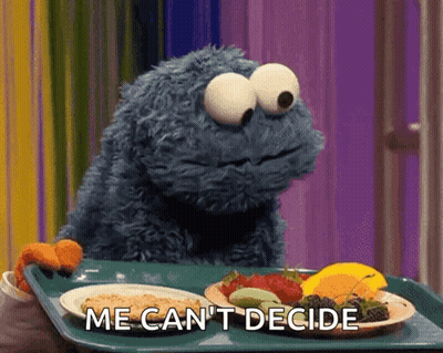 Cookie Monster Holding Food GIF