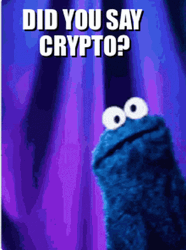 Cookie Monster Muppet Crypto GIF