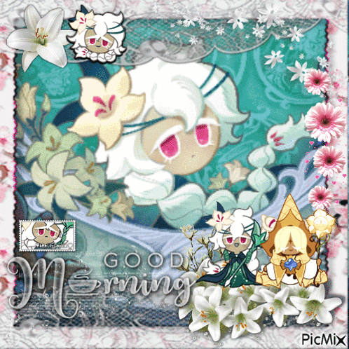 Cookie Run Character Good Morning GIF
