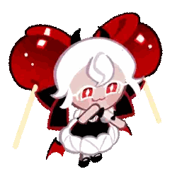 Cookie Run Character Holding Red Lollipop Sticker