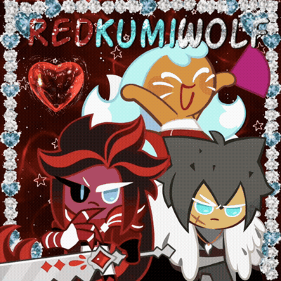 Cookie Run Poster With Heart Redkumiwolf GIF