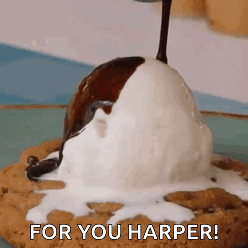 Cookie With Ice Cream And For You Harper GIF