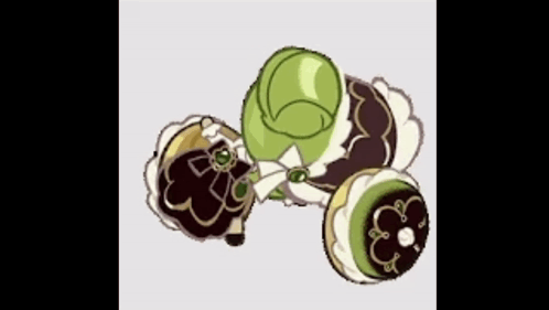 Cookie With Wheels And Flower GIF