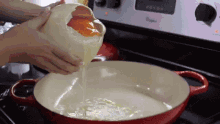 Cooking A Huge Ostrich Egg GIF
