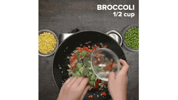 Cooking Broccoli Omelette