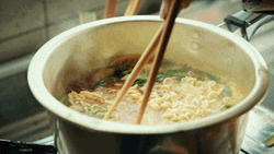 Cooking Noodles In Pot GIF