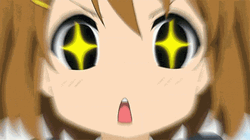 Cool Anime Yui Hirasawa K-ON!  GIF
