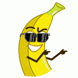 Cool Banana With Shades