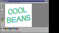 Cool Beans Microsoft Paint GIF
