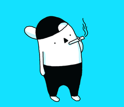 Cool Beans Smoking Garbage Party GIF