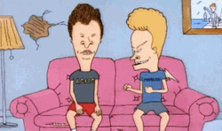 Cool Beavis And Butt Head Rock On Cheers