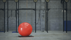 Cool Bike Zumba Ball Trick GIF