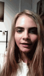 Cool Cara Delevingne Kiss  GIF
