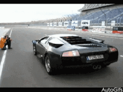 Cool Cars Running In Race Track GIF