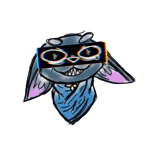 Cool Cat Wearing Bandana And Sunglasses Sticker