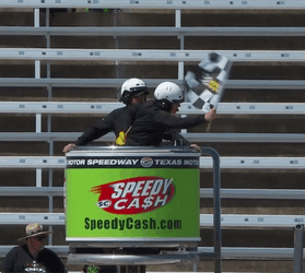 Cool Checkered Flag Waving GIF