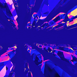 Cool Crystal Energy Moving  GIF
