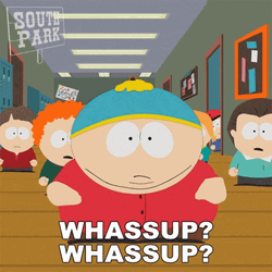 Cool Eric Cartman Hip Hop Whassup GIF