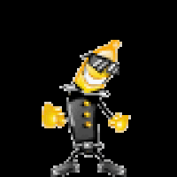 Cool Excited Dancing Banana GIF