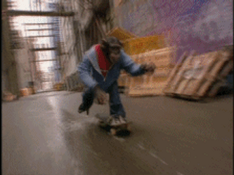 Cool Funny Monkey Riding Skateboard GIF