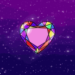 Cool Galaxy Heart Diamond