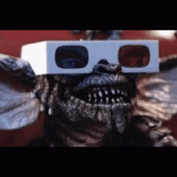 Cool Gremlins 3D Glasses GIF