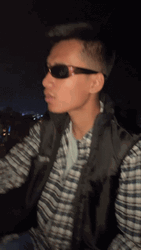 Cool Guy Giving Rock N Roll Sign GIF
