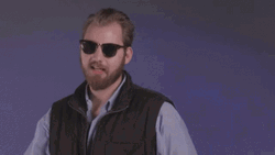 Cool Guy Sunglasses On GIF