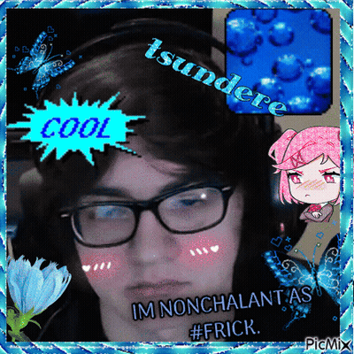 Cool Im Nonchalant As Frick Person With Glasses GIF
