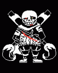 Cool Ink Sans Funky Black & White Art GIF