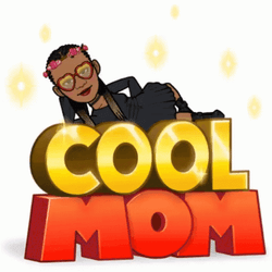 Cool Mom Animated Lady Pole Dancing GIF