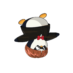 Cool Penguin Head Spin Break Dance GIF