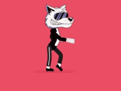 Cool Pet Michael Jackson Moonwalk GIF